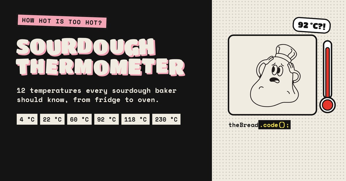 The Sourdough Thermometer: 12 Temperatures for Bakers